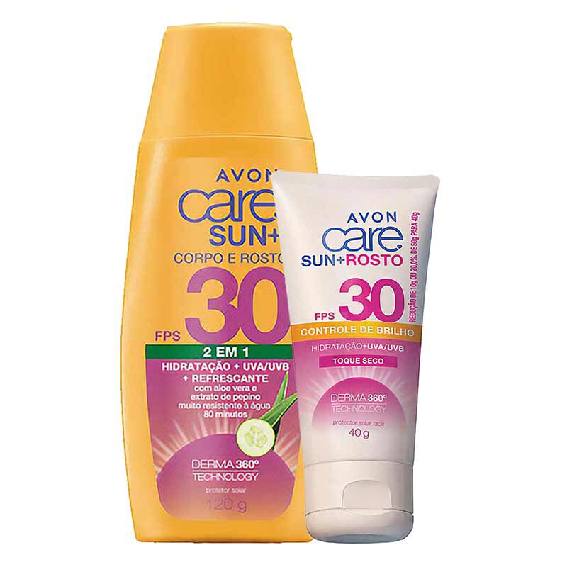Kit Avon Care Proteção Solar 30 Refresh
