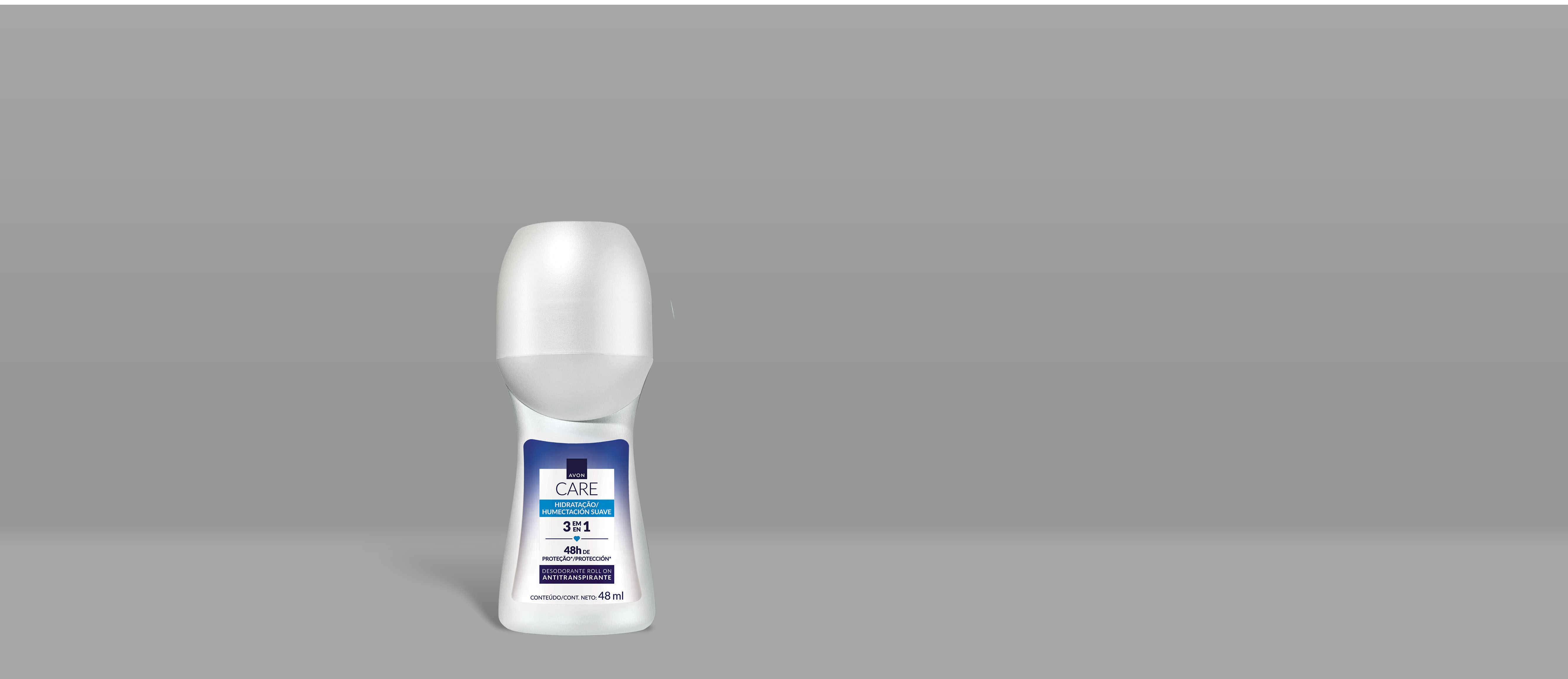 Desodorante Roll-On Antitranspirante Avon Care Hidratação Suave