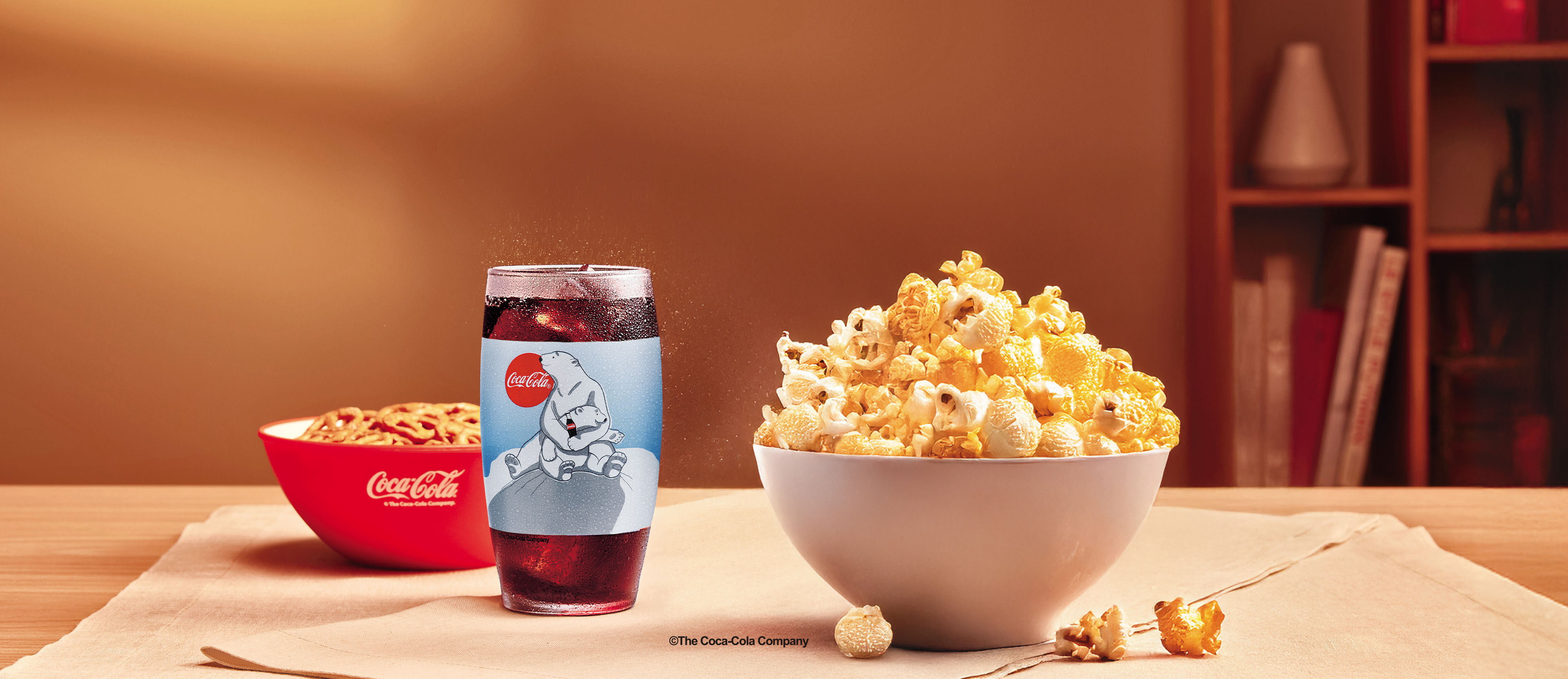 Copo De Vidro Coca-Cola Urso Polar