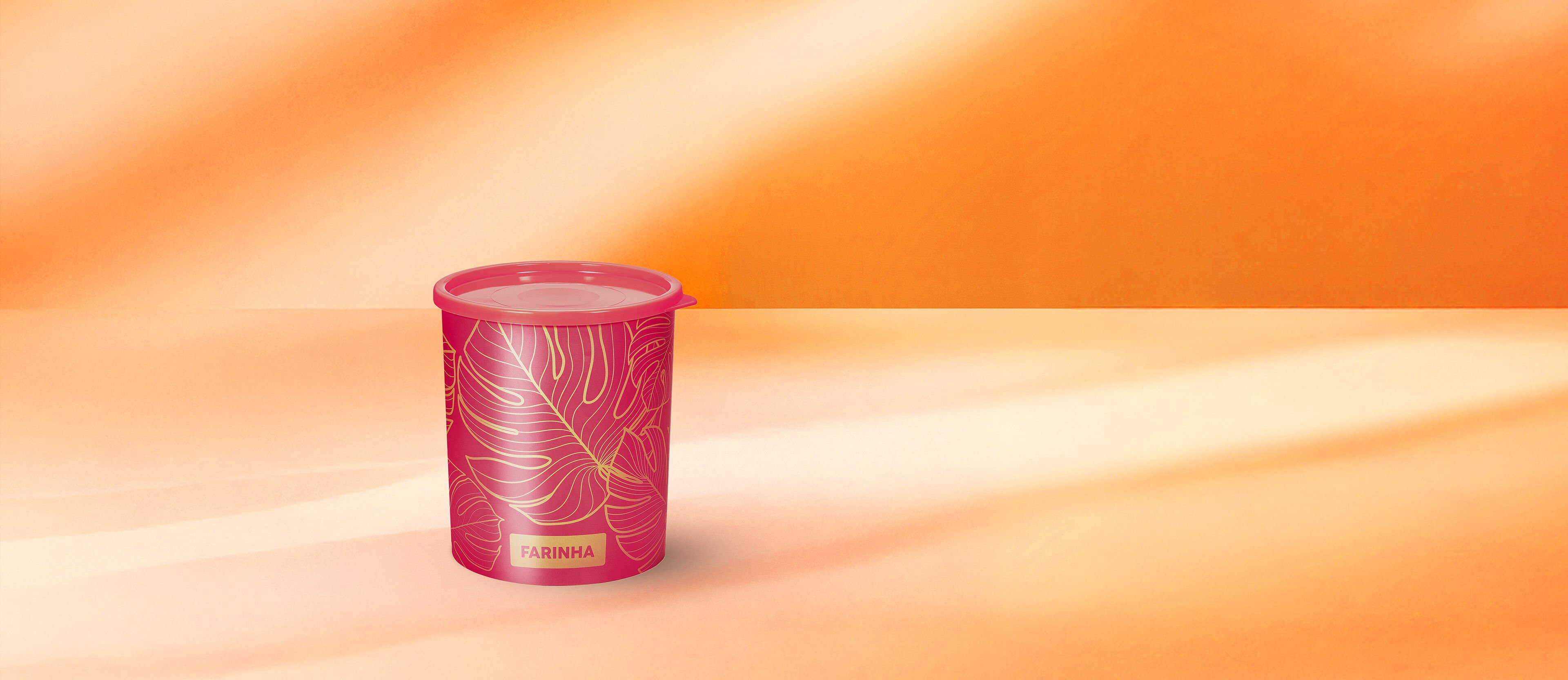 Pote De Mantimento Farinha Natural Gold