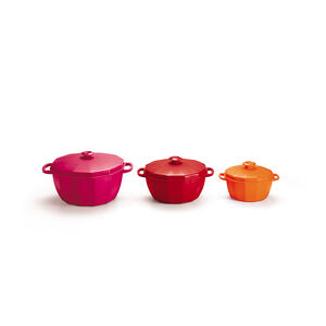 Kit 3 Panelas De Micro-Ondas