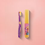 Escova De Dentes Com Estojo Rapunzel