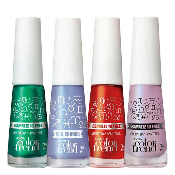 Kit Esmaltes Color Trend Zodíaco