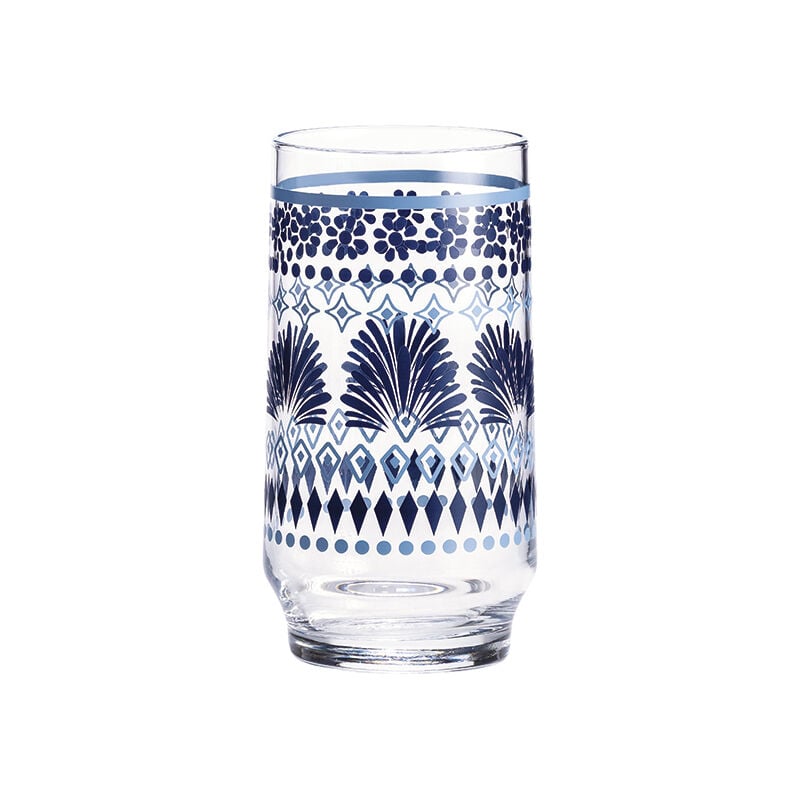 Copo de Vidro Esplendor Azul