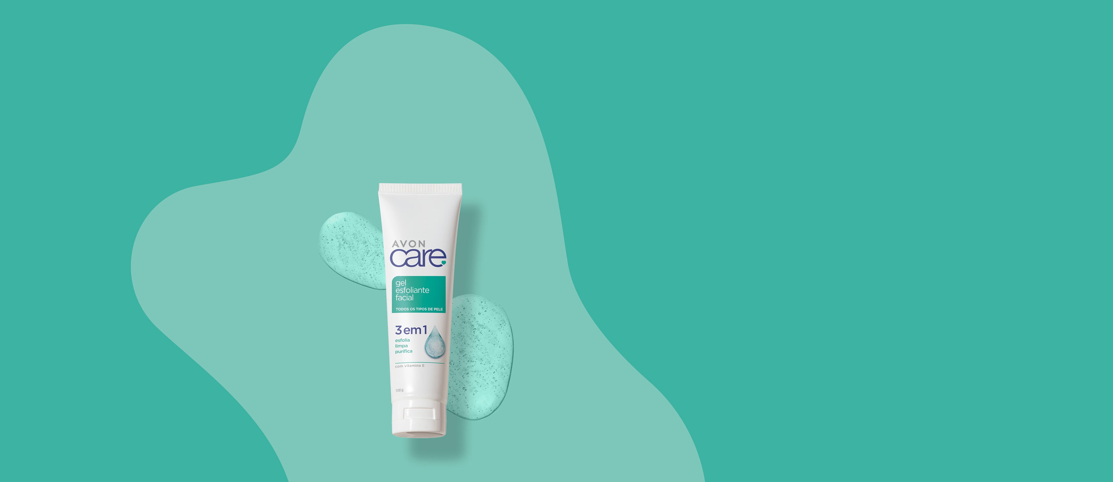 Avon Care Gel Esfoliante Facial 3 em 1