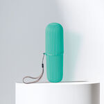 Porta Escova De Dentes Diamantado Azul