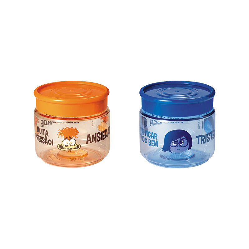 Kit 2 Potes Divertida Mente Ansiedade e Tristeza