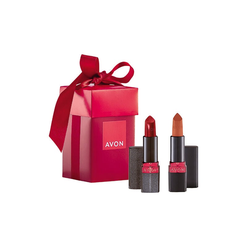 Presente Duo Ultras Nude Terracota E Vermelho Glitz