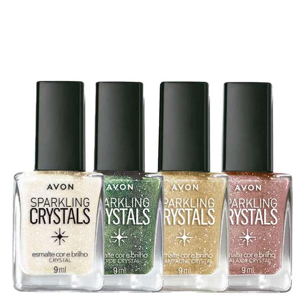 Kit Esmaltes Sparkling Crystals