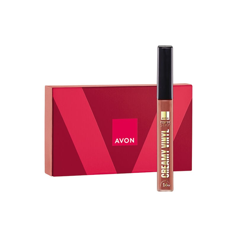 Presente Power Stay Vinil Rosa Castanho