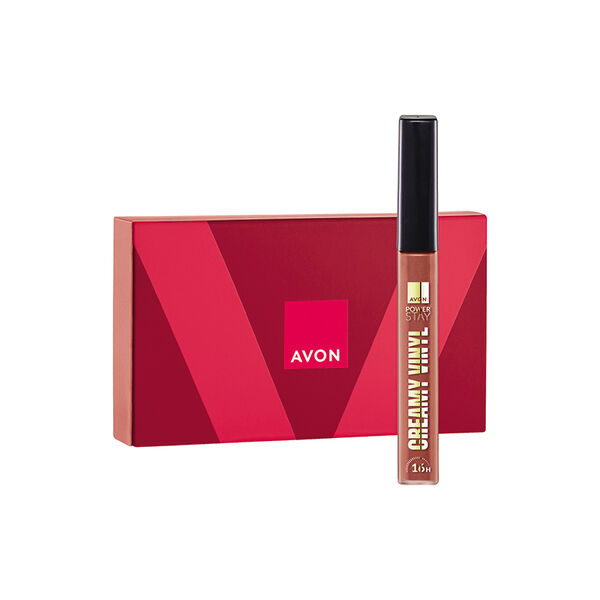 Presente Power Stay Vinil Rosa Castanho