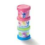 Kit 3 Potes Redondos Stitch Tie-Dye