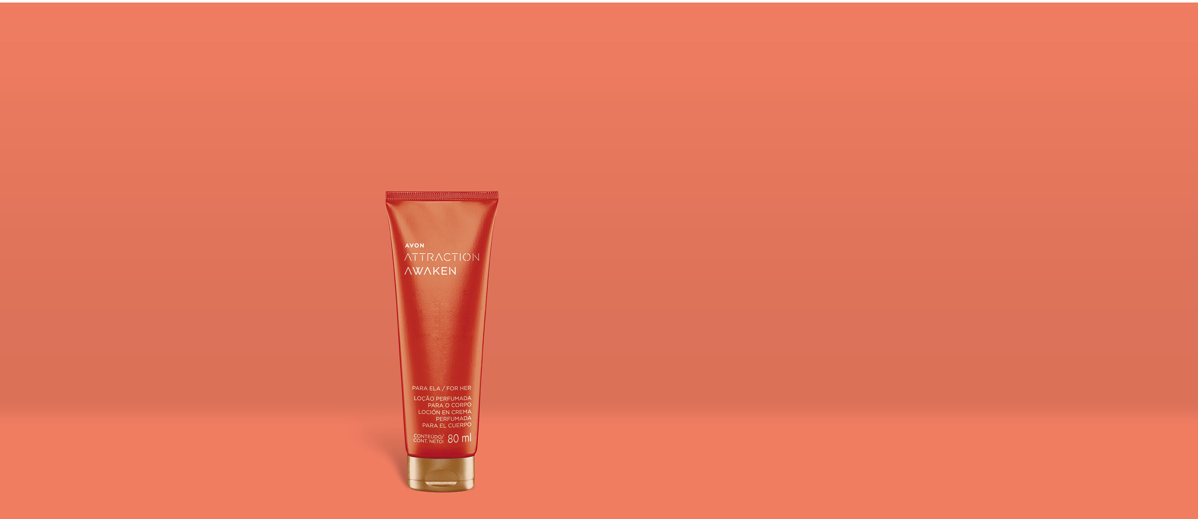 Attraction Awaken para Ela Loção Perfumada para o Corpo