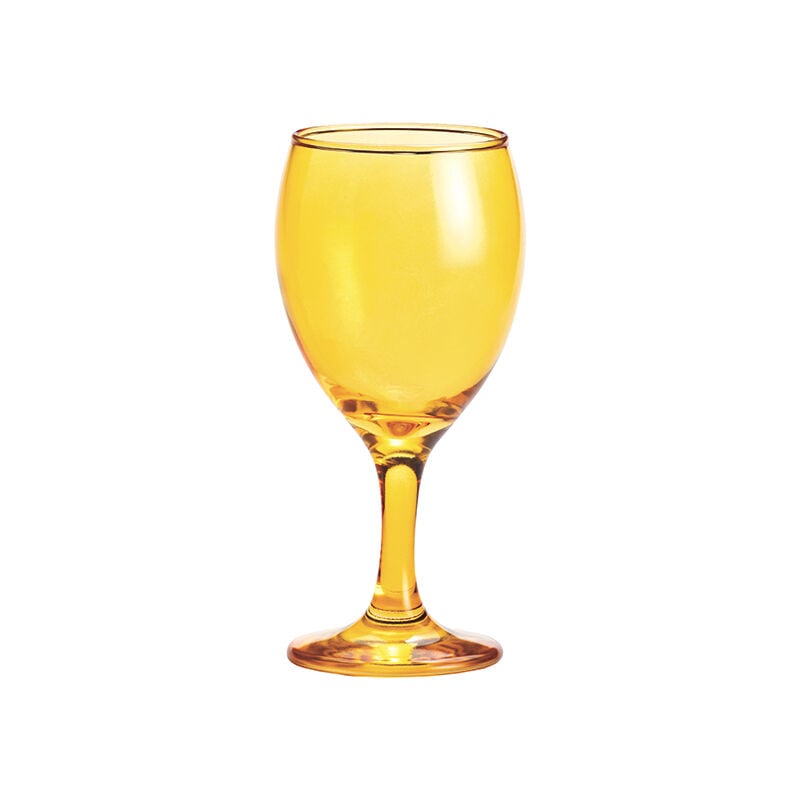 Taça de Vidro Esplendor Amarela