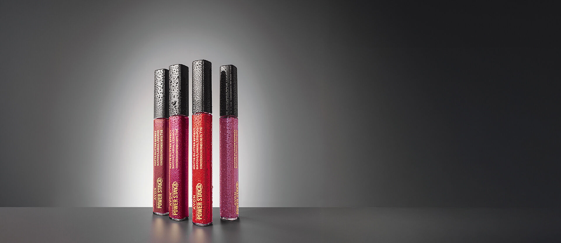 Batom Liquido Matte Glitter Effect