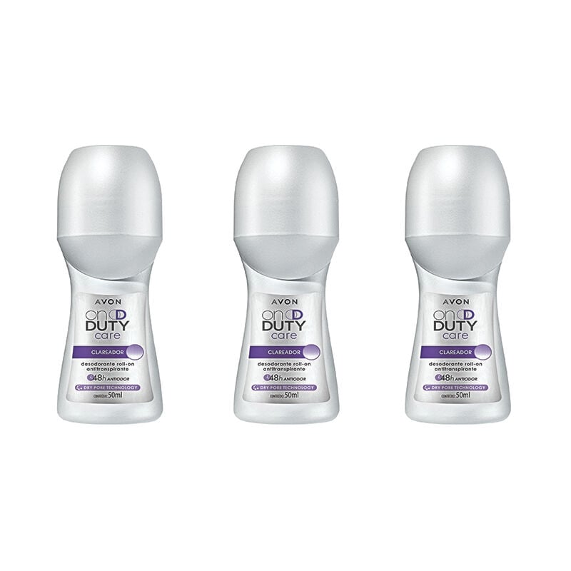 Kit On Duty Desodorante Roll On Clareador