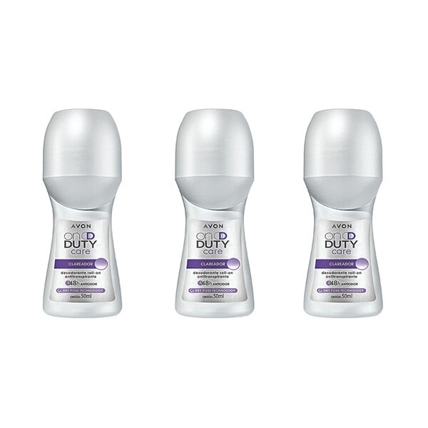 Kit On Duty Desodorante Roll On Clareador
