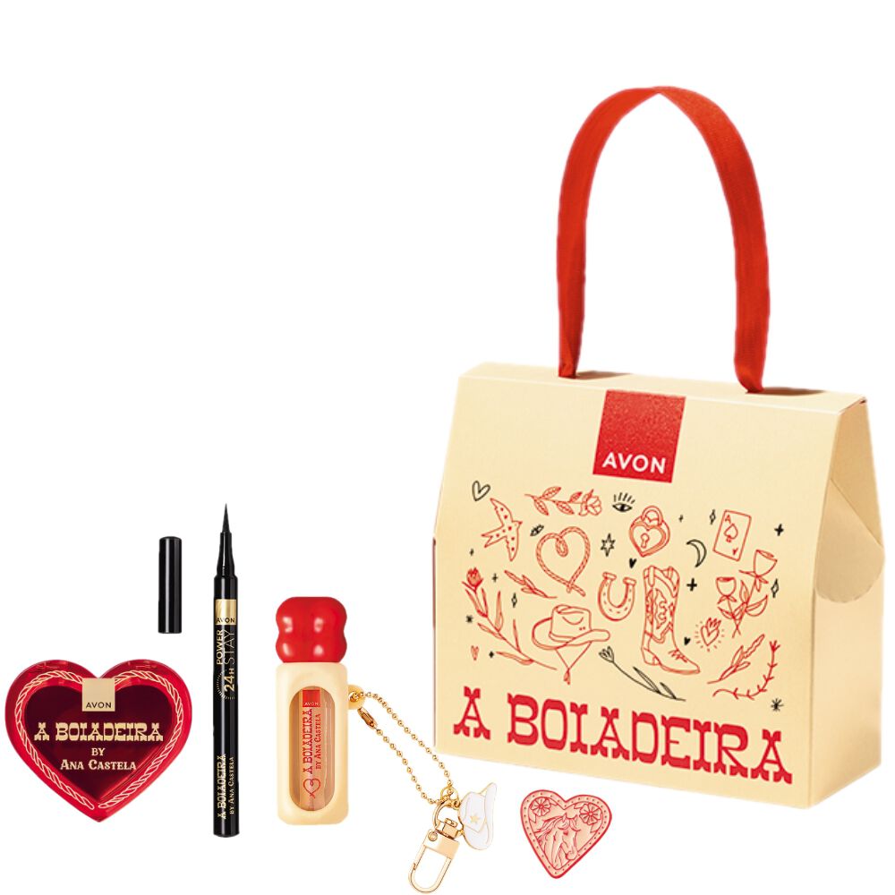 Kit Ana Castela Gloss Labial + Caneta Delineadora + Blush