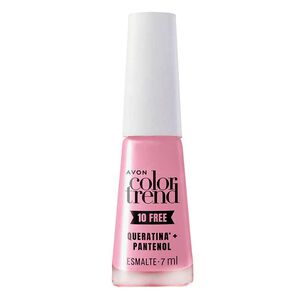 Avon Color Trend 10 Free Esmalte Rosé Sabe Tudo