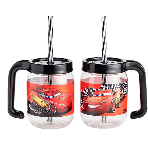 Caneca Mason Jar Carros