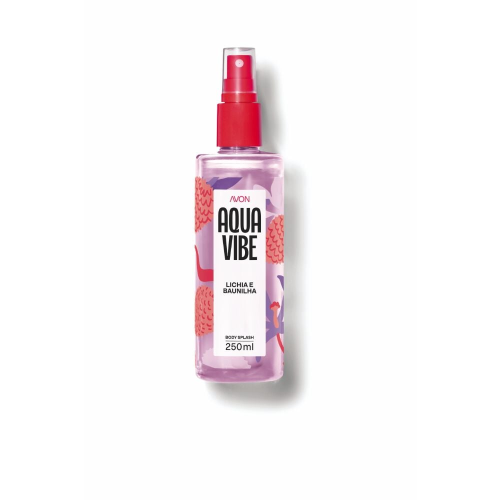 Aquavibe Refrescantes Body Splash Lichia e Baunilha 250ml