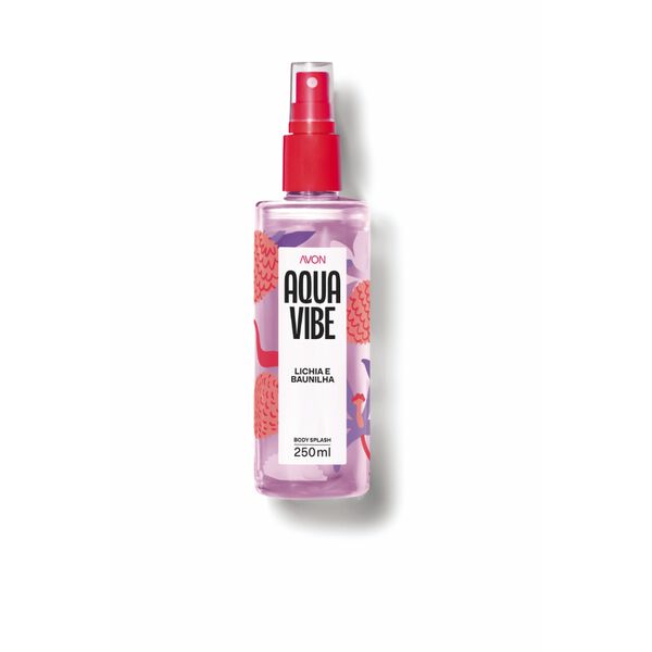 Aquavibe Refrescantes Body Splash Lichia e Baunilha 250ml
