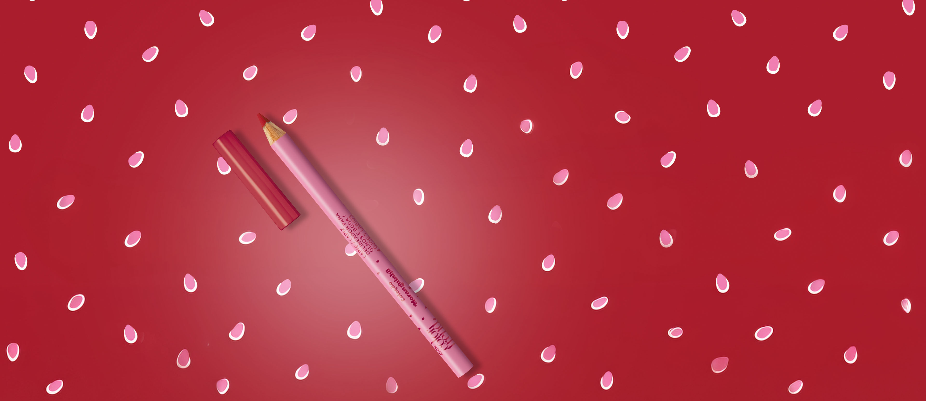 Lápis Delineador para Olhos e Boca Coleção Moranguinho