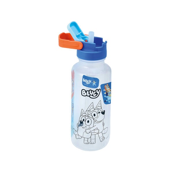 Garrafa com adesivos Bluey