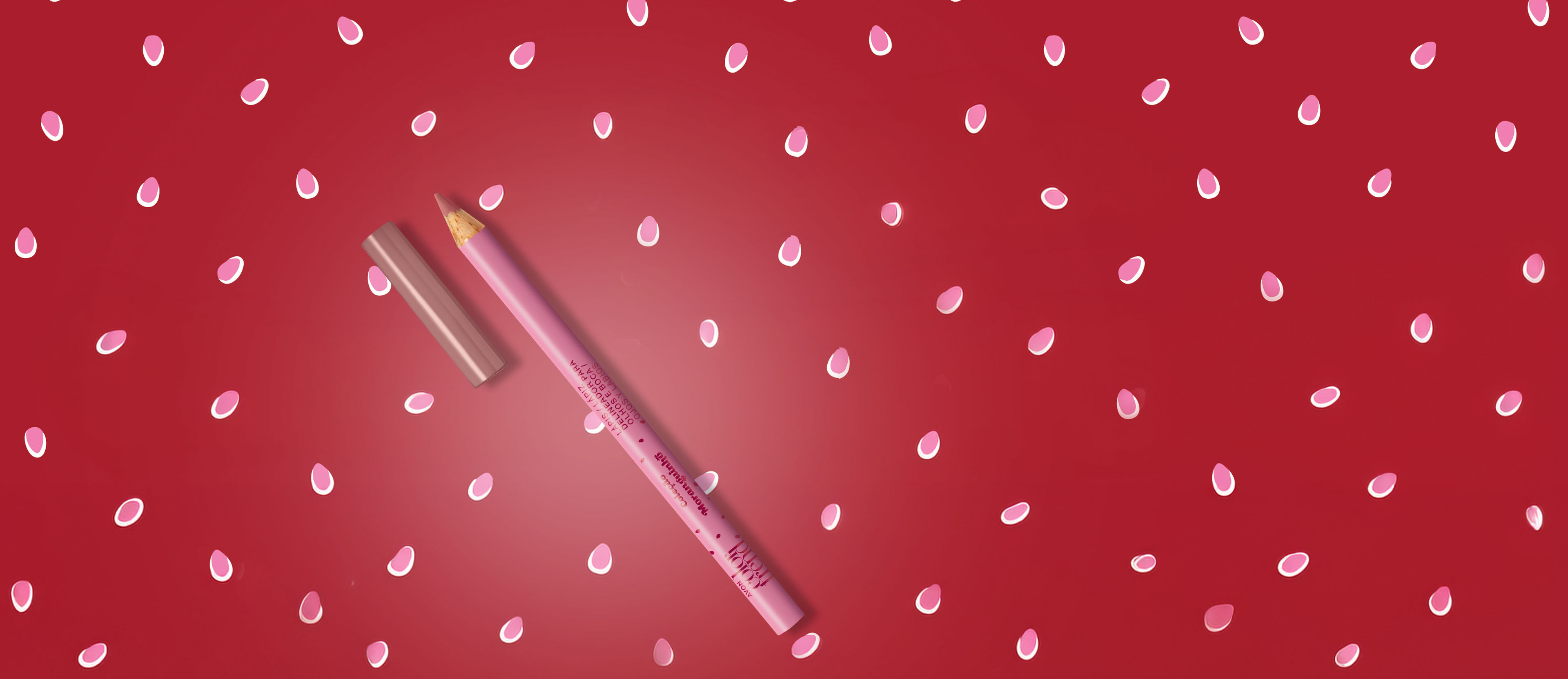 Lápis Delineador para Olhos e Boca Coleção Moranguinho