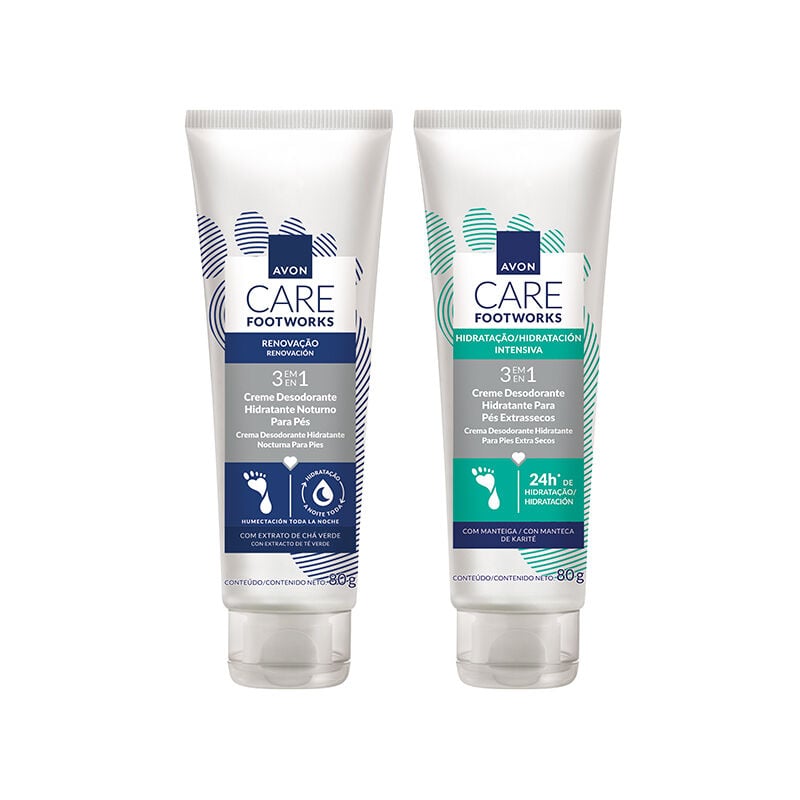 Kit Avon Care Footworks Dia E Noite