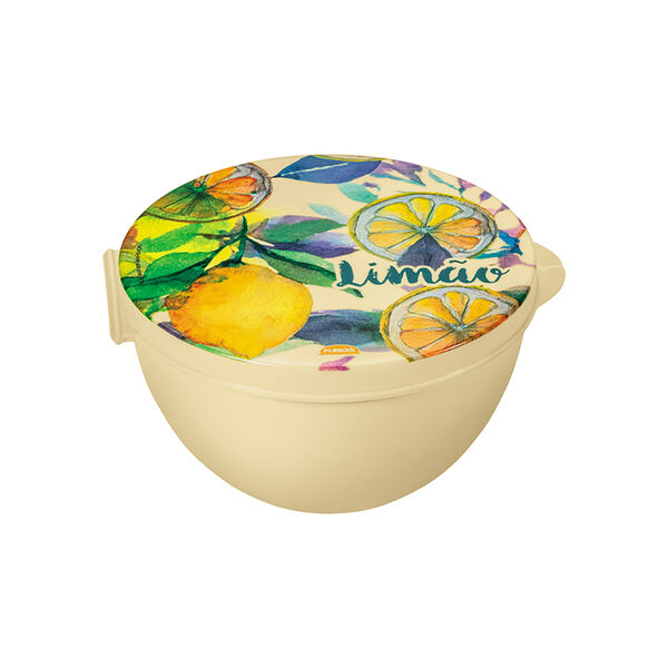 Porta Metades Limão Candy Amarelo