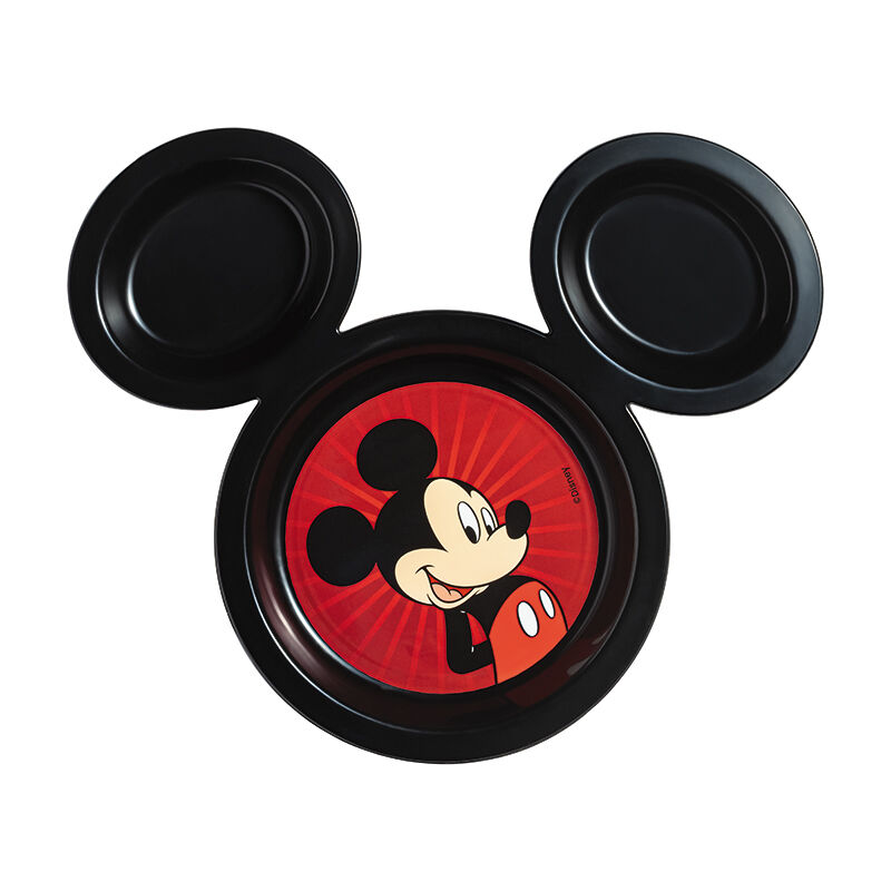 Prato com Orelhas e Divisórias Mickey