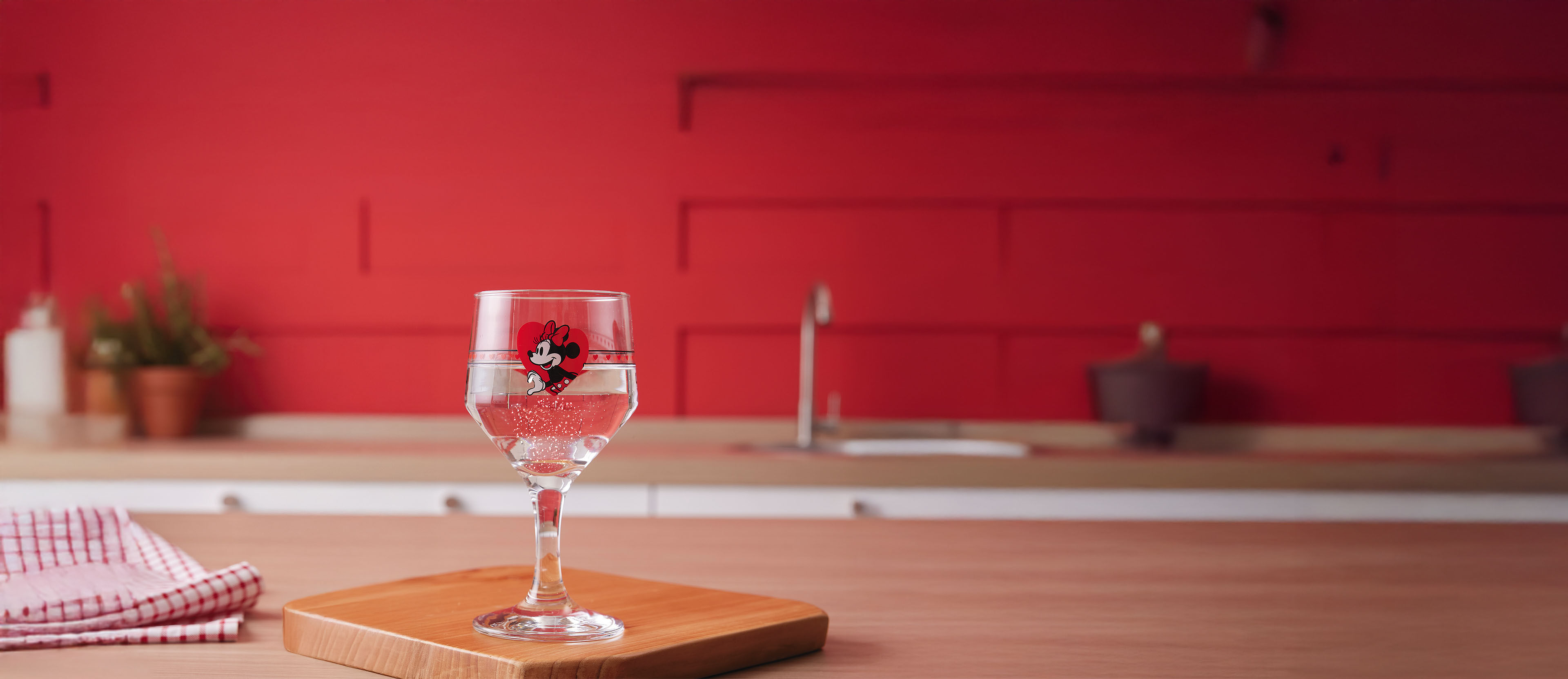 Taça de Vidro Disney Minnie