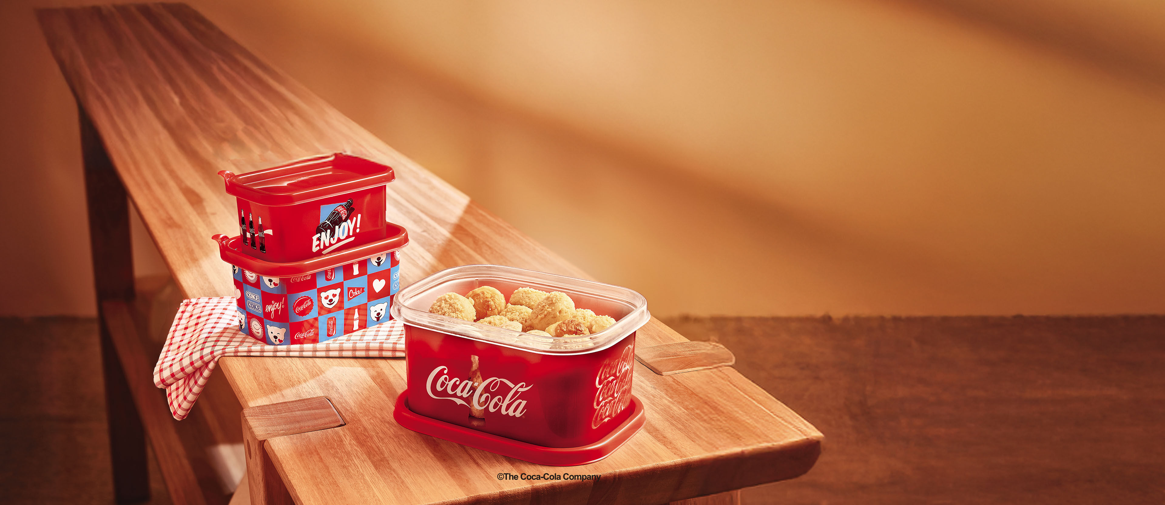 Kit 3 Potes Coca-Cola