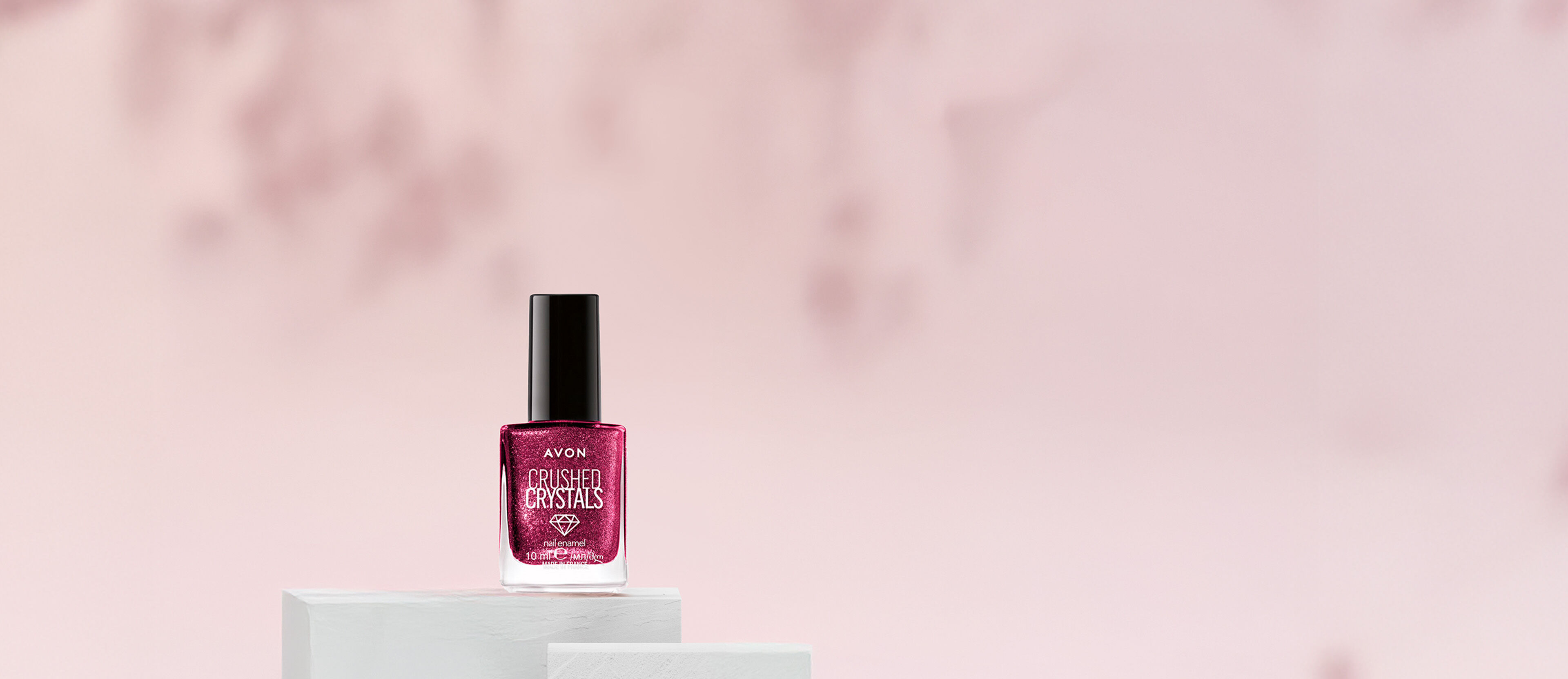 Esmalte Crushed Crystals Vinho Crystal