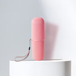 Porta Escova De Dentes Diamantado Rosa