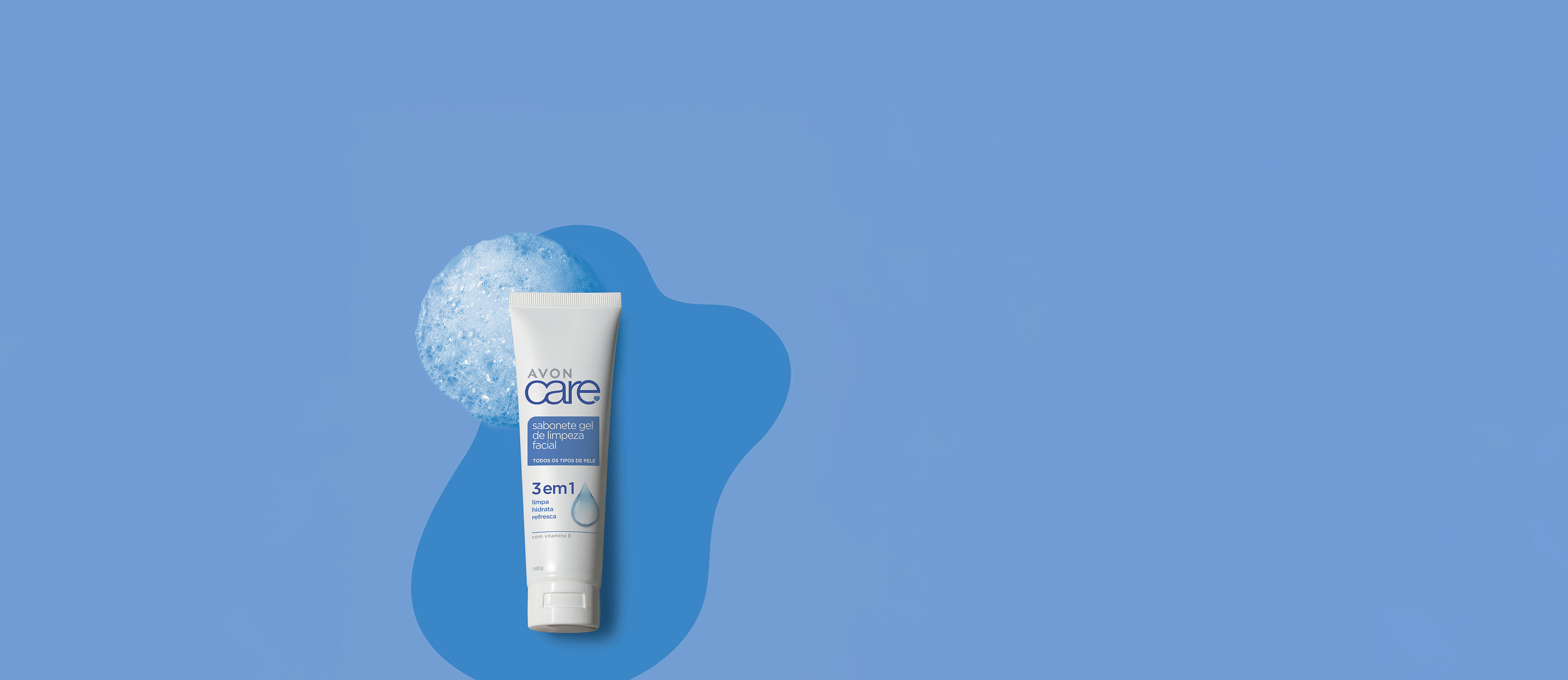 Avon Care Gel de Limpeza Facial 3 em 1