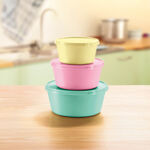 Conjunto 3 Potes Armazenar Candy