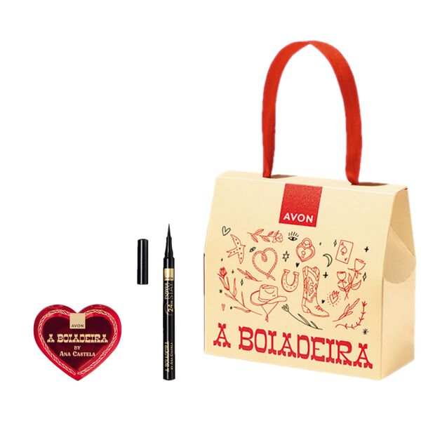 Kit Ana Castela Caneta Delineadora e Blush Facil