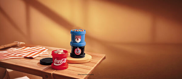 Kit 3 Potinhos Coca-Cola