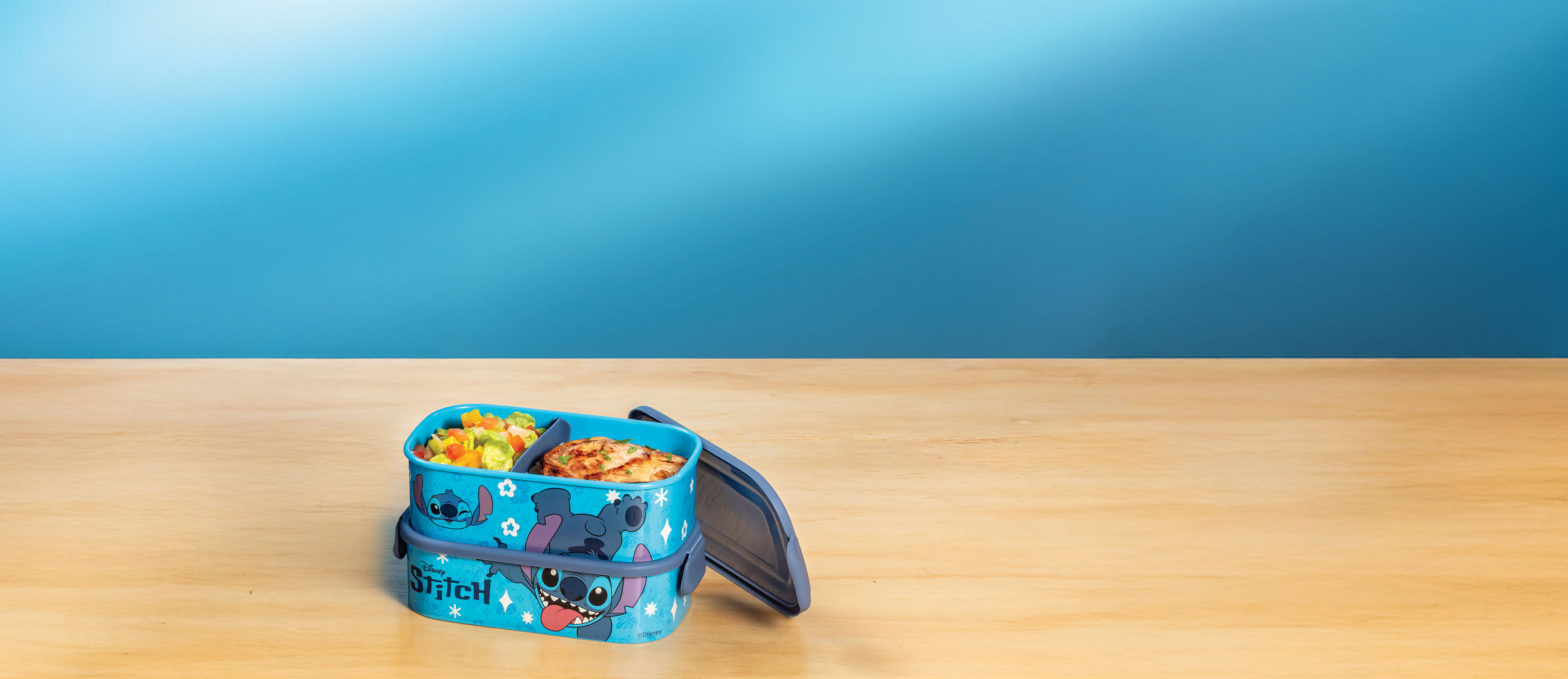 Marmita Dupla com Cinta Stitch