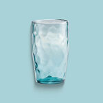 Copo de Vidro Azul