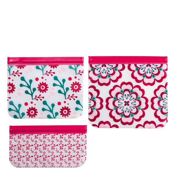 Kit 3 Sacos Reutilizaveis Decorado