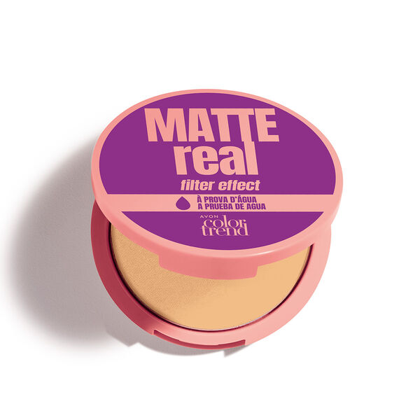 Pó Compacto Facial Color Trend Matte Real À Prova D'Água