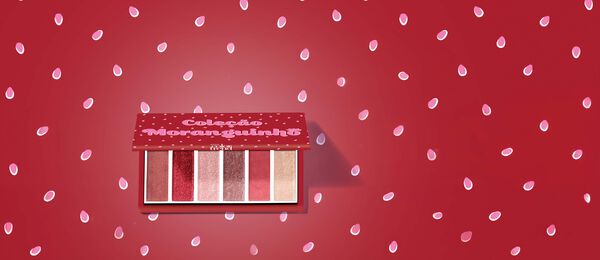 Paleta De Sombras Coleção Moranguinho