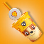 Copo com pingente Patrulha Canina Rubble