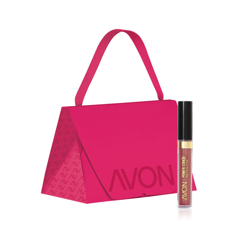 Presente Batom Power Stay Glitter Nude Perola