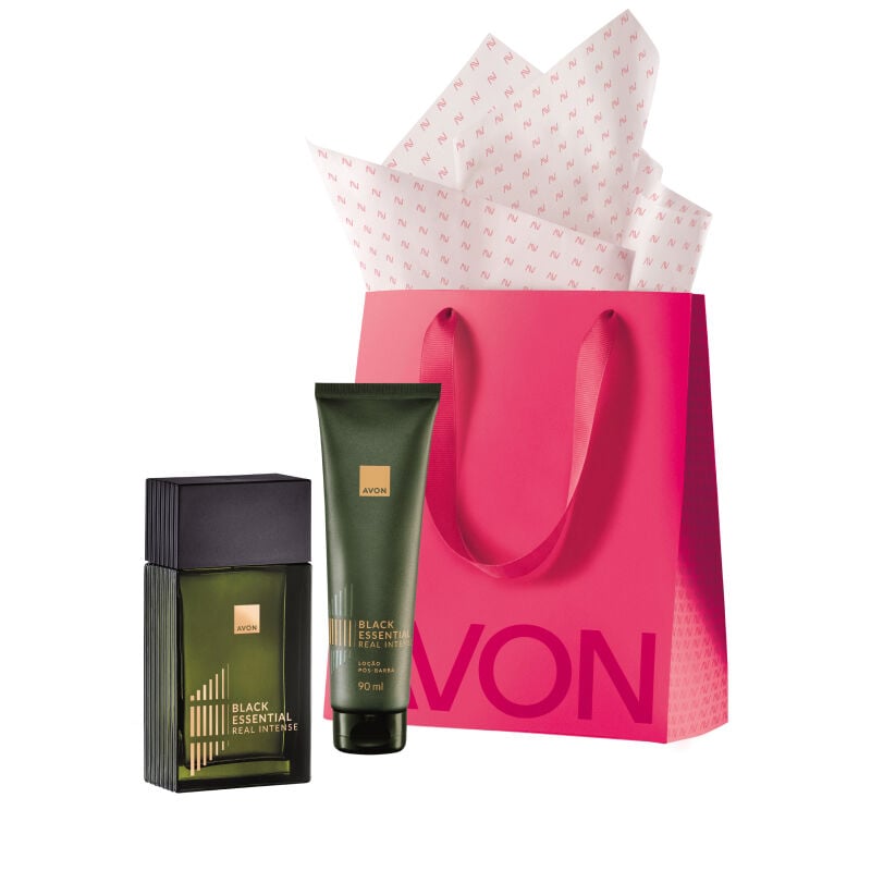 Presente Avon Black Essential Real Intense Especial