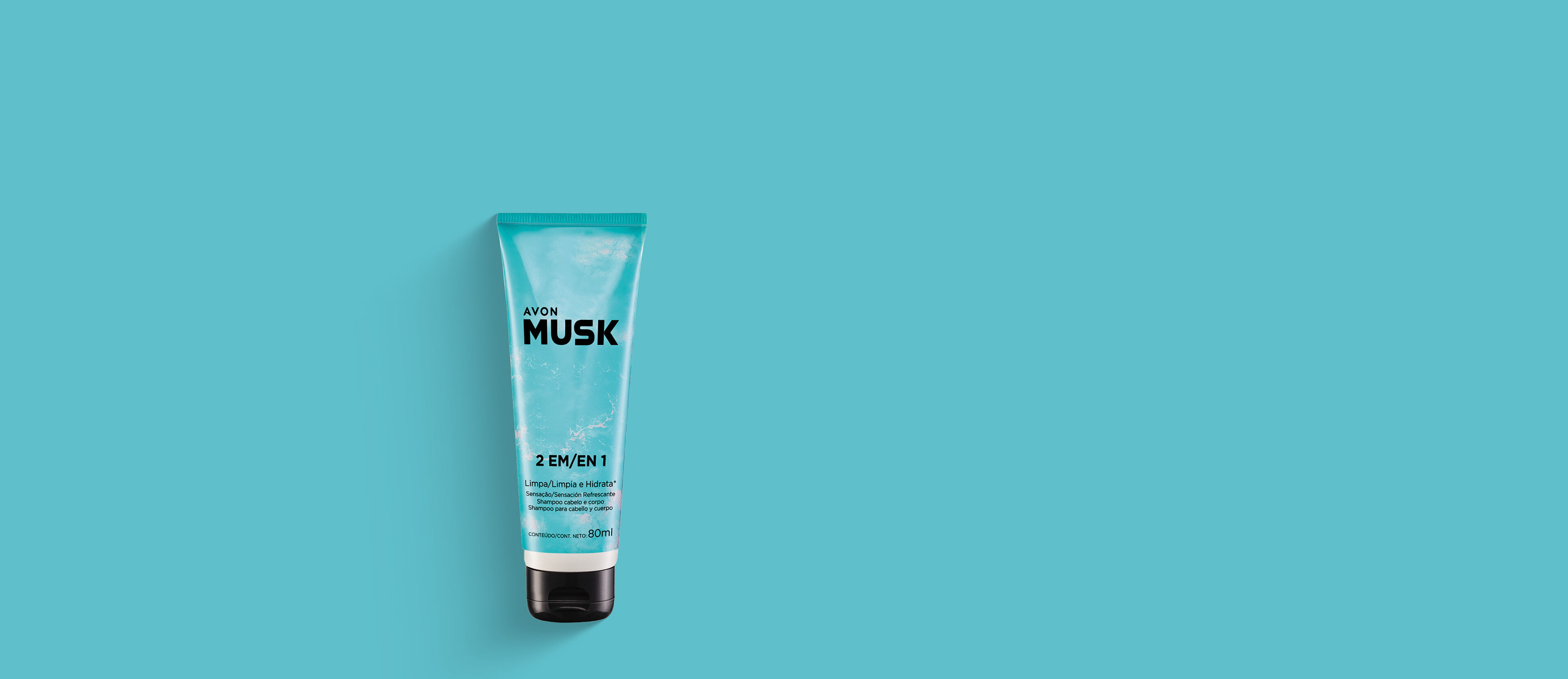 Musk Marine Shampoo cabelo e corpo