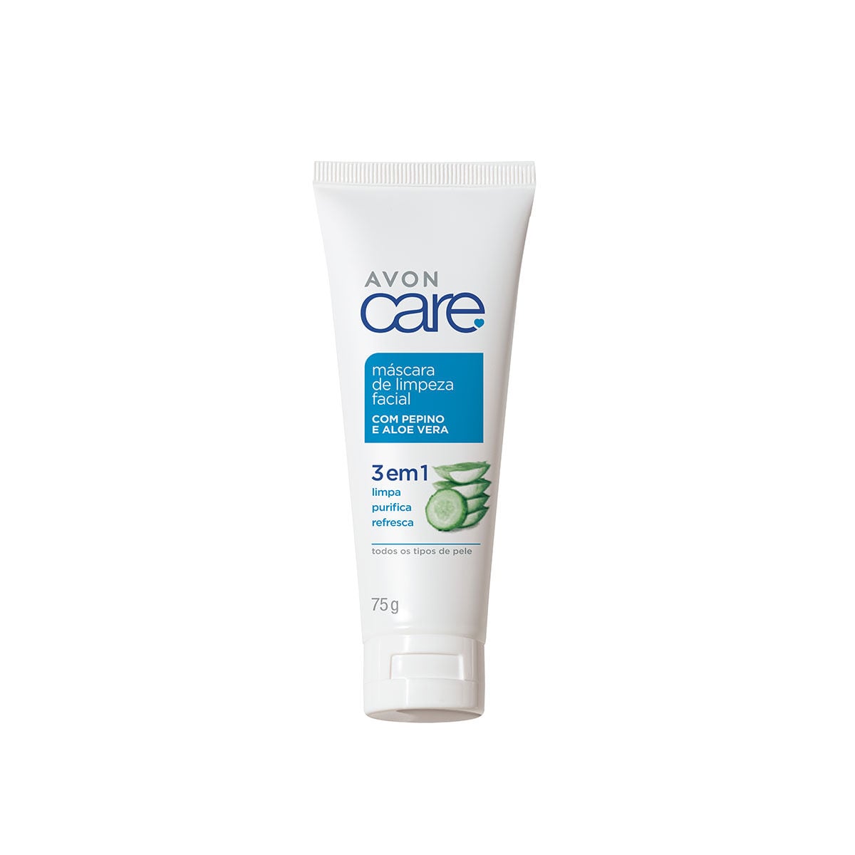 Avon Care Máscara de Limpeza Facial Pepino e Aloe Vera 75 g